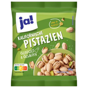 Ja! Pistache Salées  250G Vert