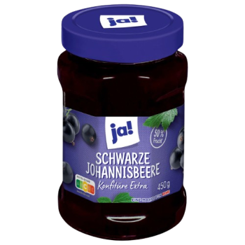 Ja! Confiture Cassis Extra 450g