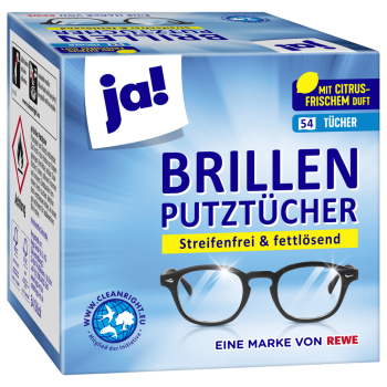 Ja! Rewe Lingettes Pour Lunettes 54Er 100G