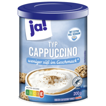 Ja! Cappuccino Sans Sucre 200G