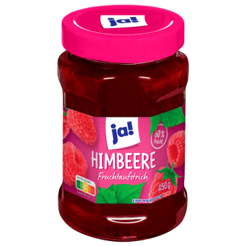 Ja! Confiture Framboises 60% 450g