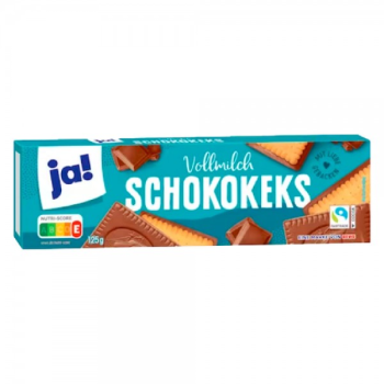 Ja! Biscuits Au Chocolat Au Lait 125G