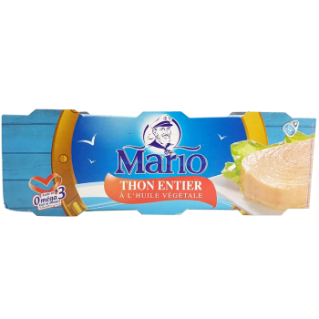 Thon Mario A Huile Végétale 80G *3