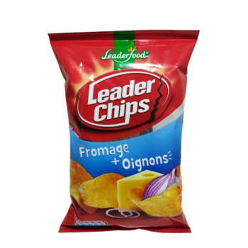 Leader Chips Fromage + Oignons 85G