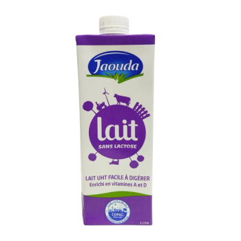Lait Uht Entier Sans Lactose 1L - Jaouda