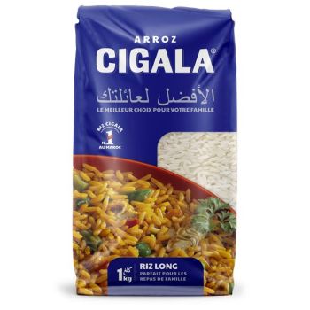 Cigala Riz Long Blanc 1Kg