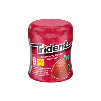 Trident Fraise sans sucre Boîte 82g