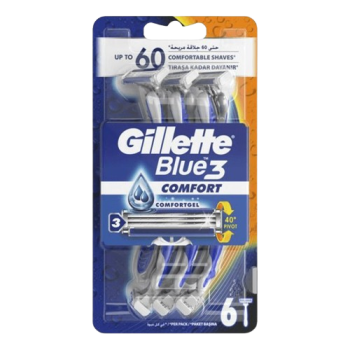 Gilette Rasoir Blue 3 Confort X3 (60 Shave)