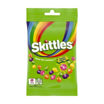 Skittles Crazy Sours Sachet 160 G
