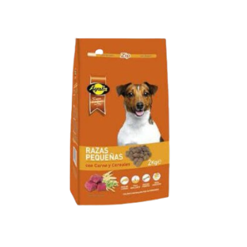 Ayala croquettes pour chiens petites races avec viande et céréales 2Kg
