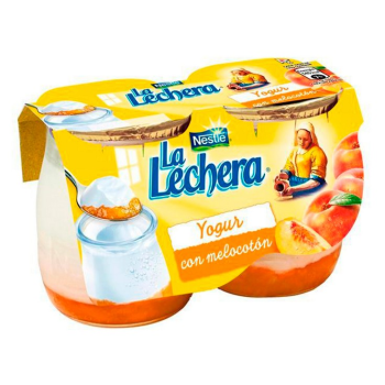 Lechera yaourt au peche  2X125G