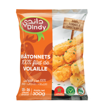Batonnets de poulet surg 1kg Dindy