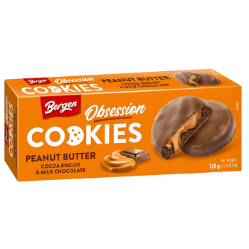 Bergen Cookies Peanut Butter 128G