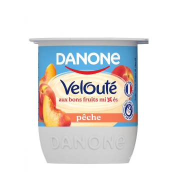 Danone yaourt velouté melon pêche 110g