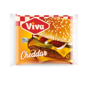 Viva slice gout cheddar 10+2P