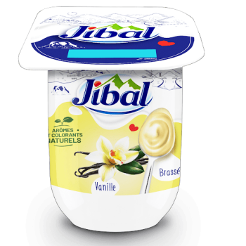 Yaourt Brassé  Vanille 110 G Jibal