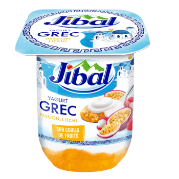 Yaourt Grec Passion Litchi 110G Jibal