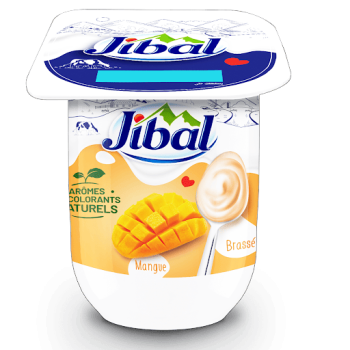 Yaourt Brassé  Mangue 110 G Jibal