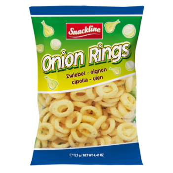 Snackline Onion Rings 125G