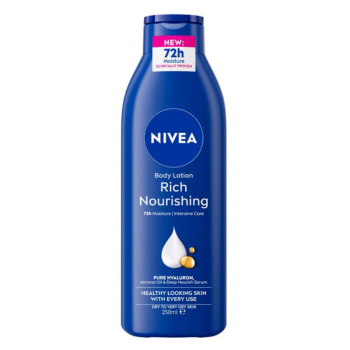 Nivea Body Lotion 250 Ml Nourrissant Bleu