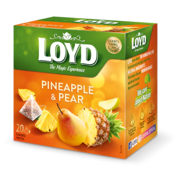 Loyd assortiment de thés ananas et poire – 20 sachets