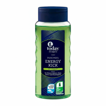 Today Men Energy Kick  - 2*1 Shampo & Gel Douche 300Ml